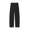 ETJ 2025 women's new fashion design three-dimensional cut high collar slim suit jacket & matching casual trousers