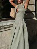 Amélie Zip Midi Dress