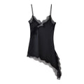 KONDALA Christmas New Year Lace Party Women Dress V Neck Cami Backless Midi Dress Fashion 2025 Y2K Girl Evening Club Dress