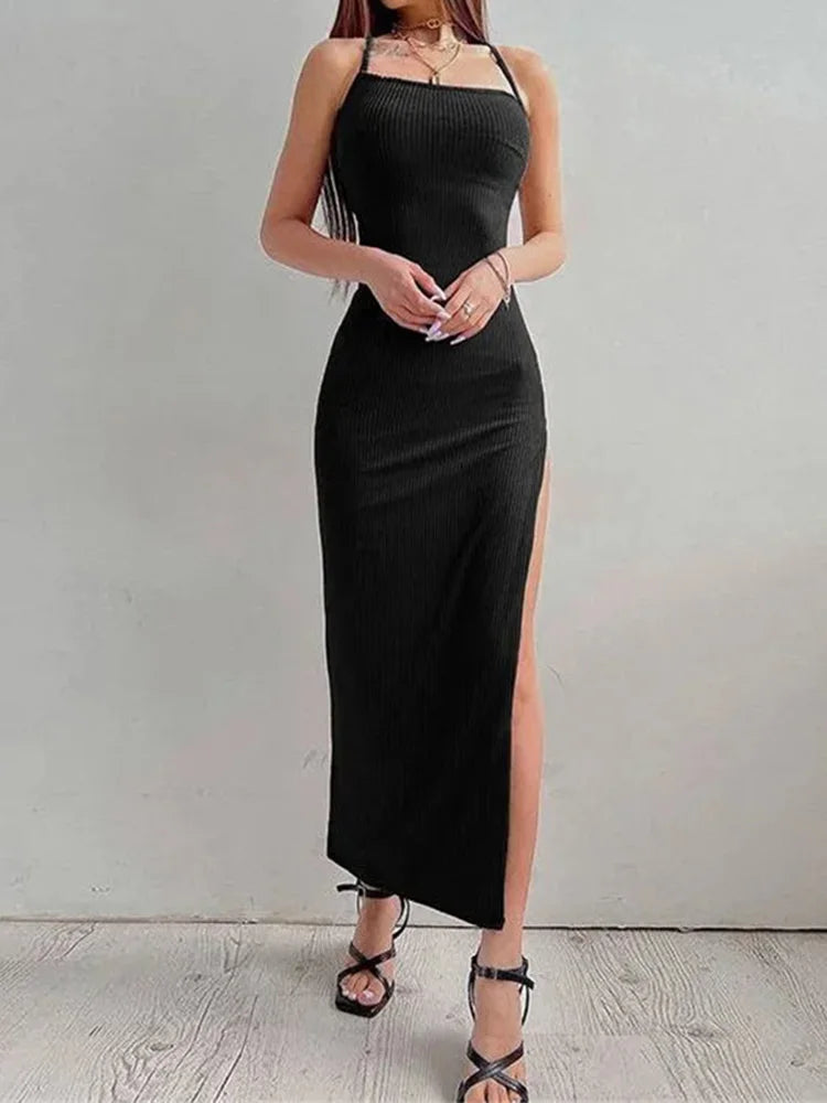 Sexy Black Long Bodycon