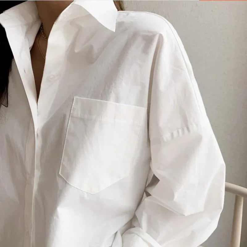 Office Lady Elegant White